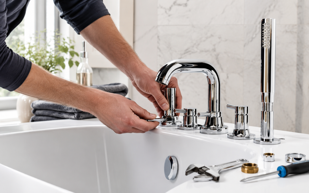 How to Install a Bathtub Faucet