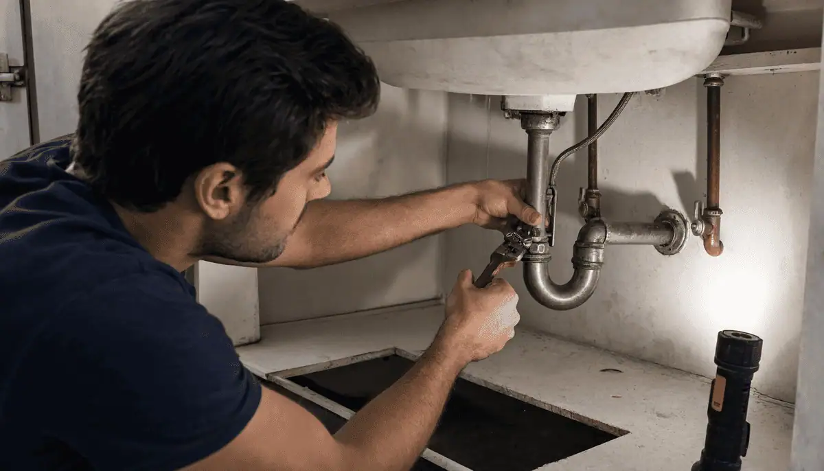 Kitchen Faucet Step - Disconnect