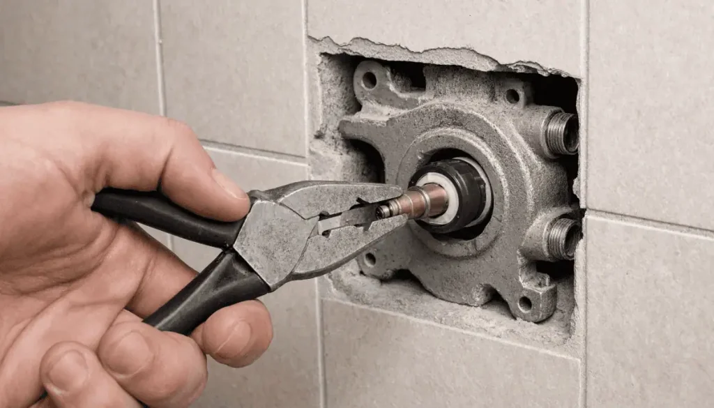 Shower Cartridge Step - Remove